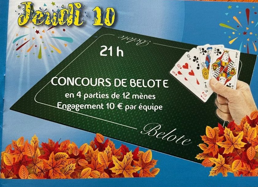 Concours de belote