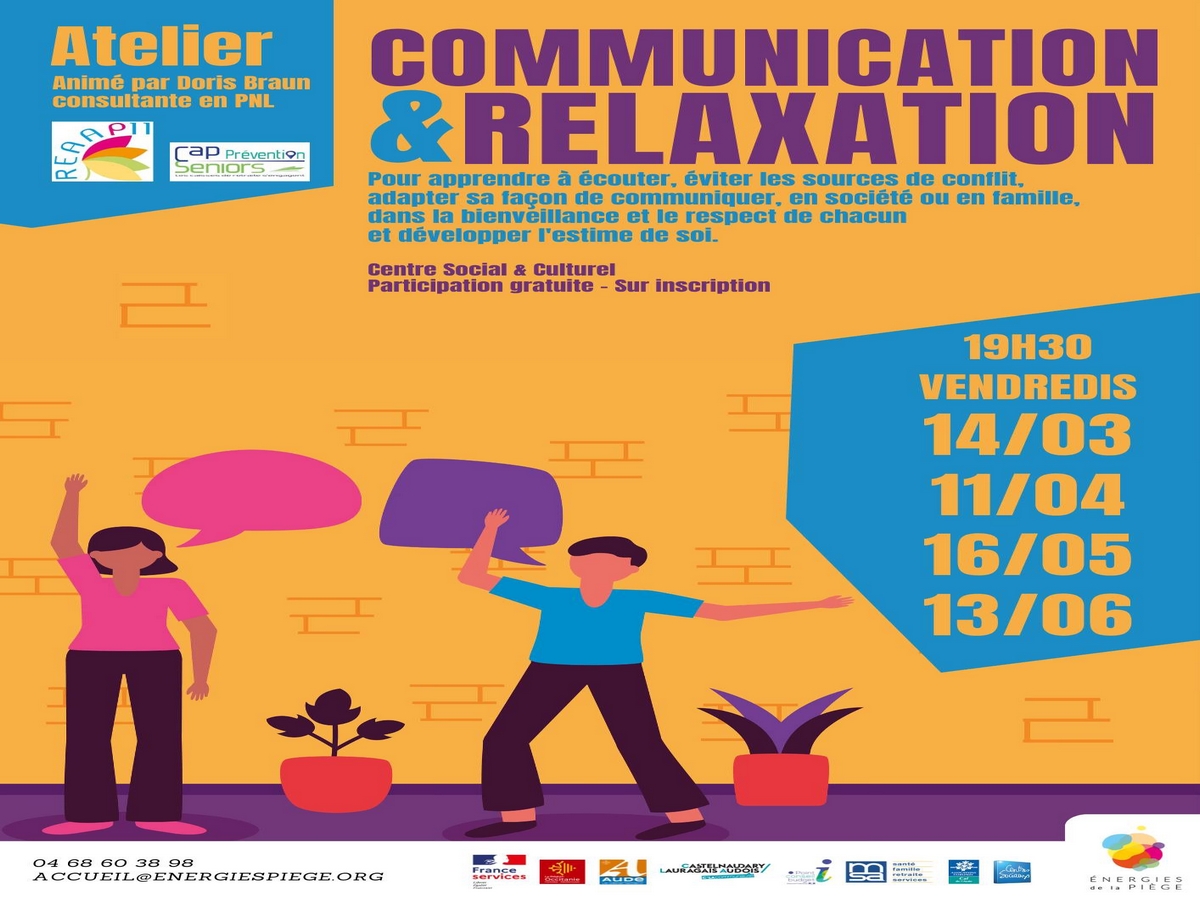 ATELIER COMMUNICATION ET RELAXATION