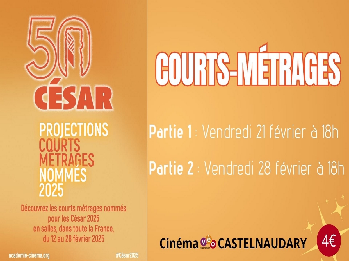 COURTS-MÉTRAGES DES CÉSARS 2025